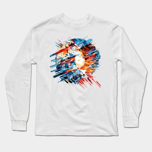 World City Circle Of Life Optimistic Fun Abstract Long Sleeve T-Shirt